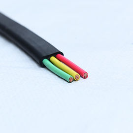 2 F X 2.5 mm2 Katı Çubuklı Bakır 450V / 750V 70 °C PVC Ceket Düz Kablo